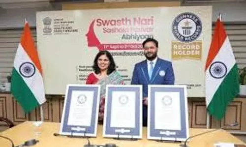 indian women health campaign wins Guinness records indian women health campaign wins Guinness records