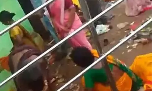 Several killed in stampede at Venkateswara Swamy temple in Andhra Pradesh Several killed in stampede at Venkateswara Swamy temple in Andhra Pradesh