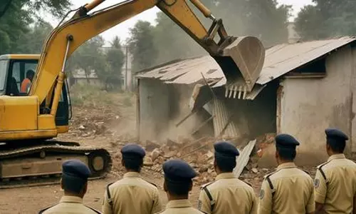 12 more buildings demolished in Ujjains Begum Bagh area 12 more buildings demolished in Ujjains Begum Bagh area