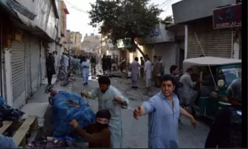 Pakistani airstrike in Balochistan injures nine civilians, claims rights body Pakistani airstrike in Balochistan injures nine civilians, claims rights body