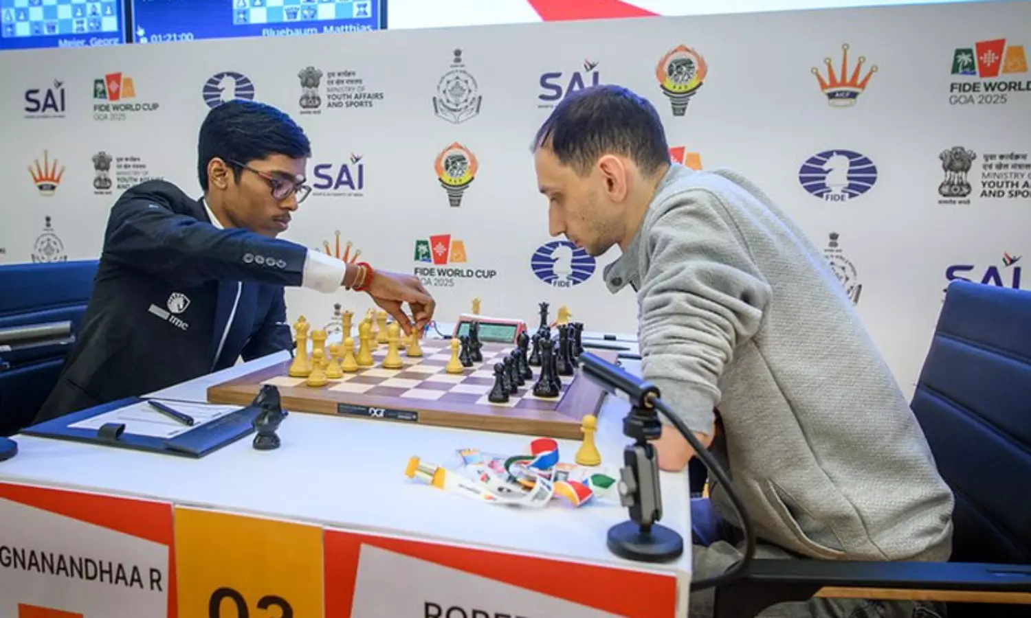 Chess World Cup: World champion Gukesh out, 3 Indians in tie-breaks