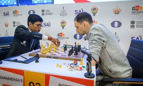 Chess World Cup: World champion Gukesh out, 3 Indians in tie-breaks Chess World Cup: World champion Gukesh out, 3 Indians in tie-breaks