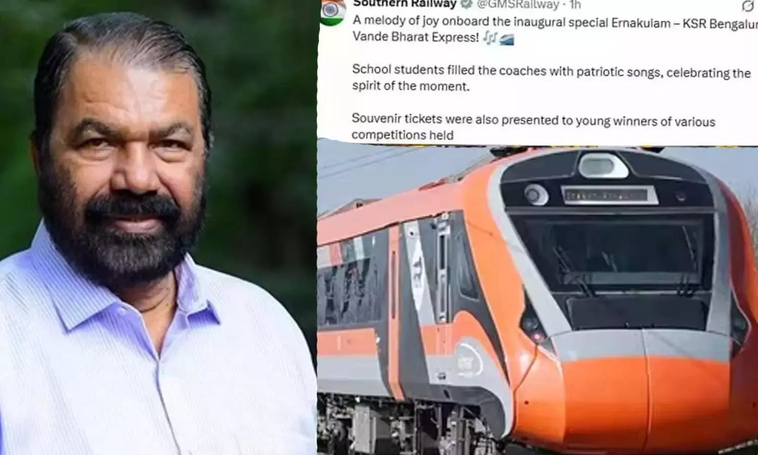 RSS song on board Vande Bharat Express; Kerala education minister orders probe