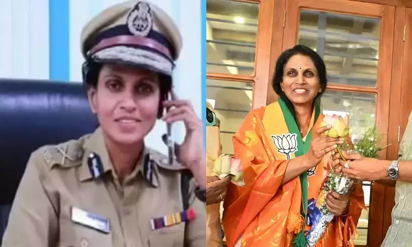 Kerala BJP fields ex-DGP R Sreelekha for civic polls Kerala BJP fields ex-DGP R Sreelekha for civic polls