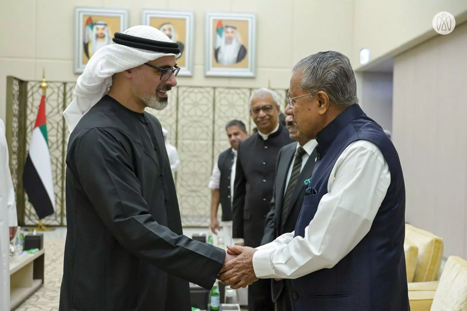 Kerala CM meets Abu Dhabi Crown Prince discuss investment, economic cooperation Kerala CM meets Abu Dhabi Crown Prince discuss investment, economic cooperation