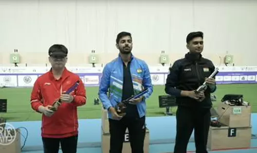 Shooting World C’ships: Samrat Rana wins gold, writes history