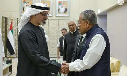 Kerala CM meets Abu Dhabi Crown Prince discuss investment, economic cooperation