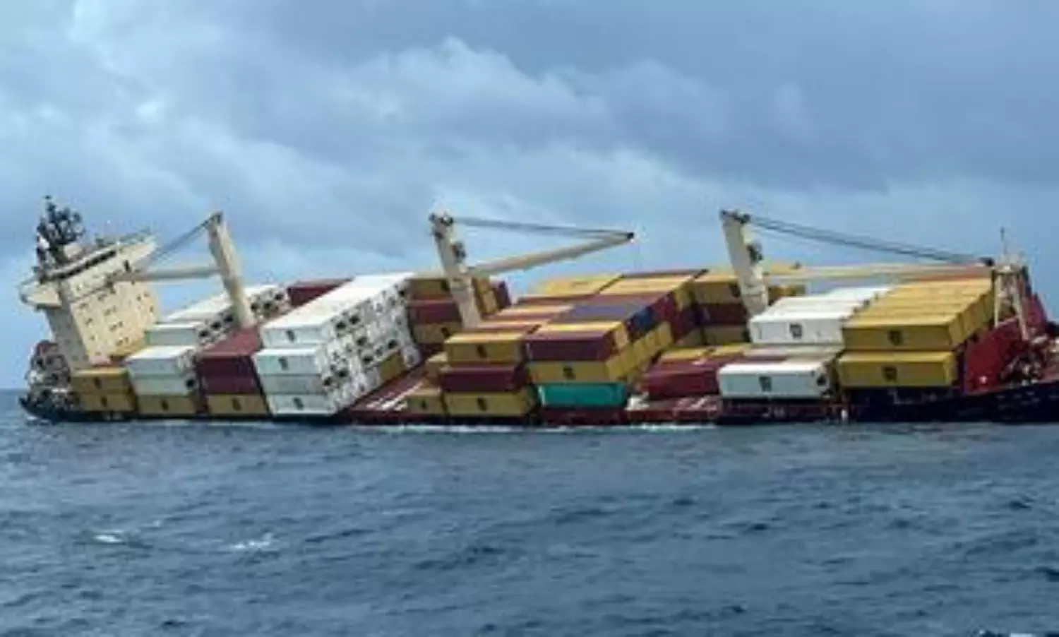 Parts of sunken cargo ship MSC Elsa-3 found near Kovalam beach