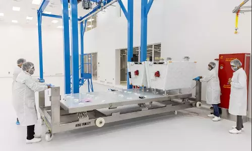 Abu Dhabi opens space facility that can produce 50 satellites a year Abu Dhabi opens space facility that can produce 50 satellites a year