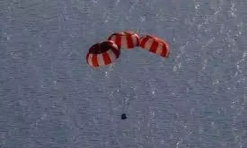 Gaganyaan capsule parachute system test