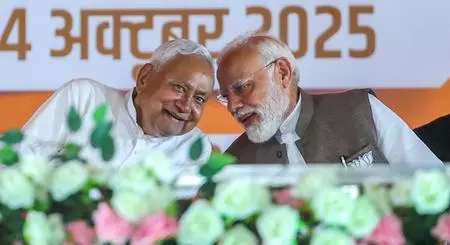Bihar polls: With 208 seats, NDA heading for landslide win Bihar polls: With 208 seats, NDA heading for landslide win