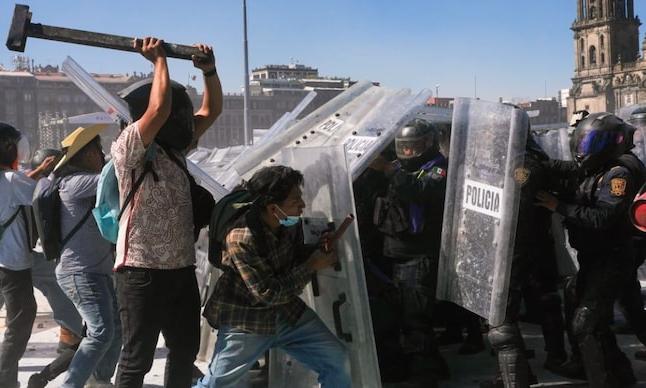 Gen Z protests in Mexico against crime, corruption turn violent