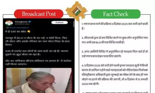 Jaipur officials issue fact check after Congress alleges voter list manipulation Jaipur officials issue fact check after Congress alleges voter list manipulation