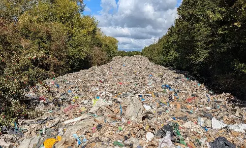 Massive illegal waste pile near Oxford river sparks outcry