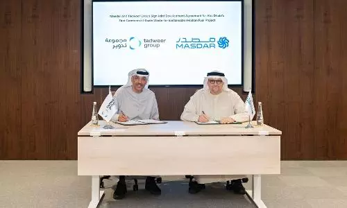 Masdar, Tadweer Group sign deal to build Abu Dhabi’s first waste-to-aviation fuel plant