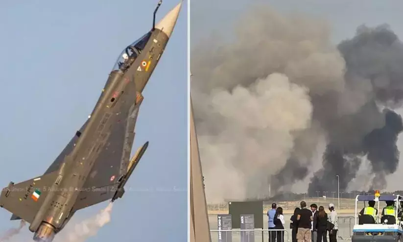 India’s Tejas fighter jet crashes at Dubai Air Show; pilot dies