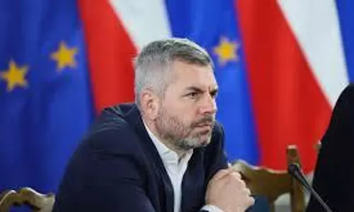 Polish MP Maciej Konieczny Polish MP Maciej Konieczny