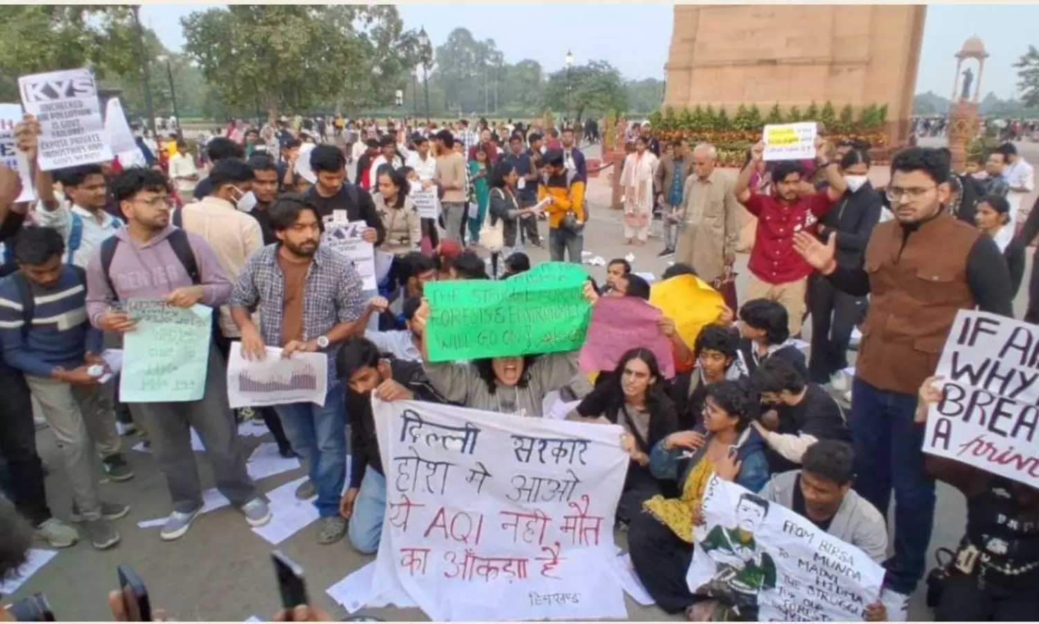 Protest against Delhis pollution leads to police action, FIRs and arrests: report