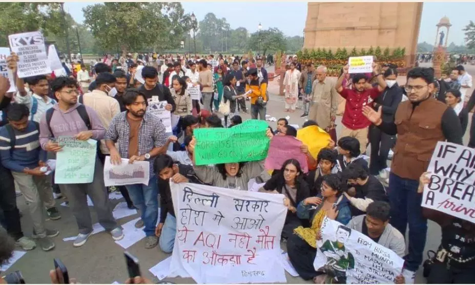 Protest against Delhis pollution leads to police action, FIRs and arrests: report Protest against Delhis pollution leads to police action, FIRs and arrests: report