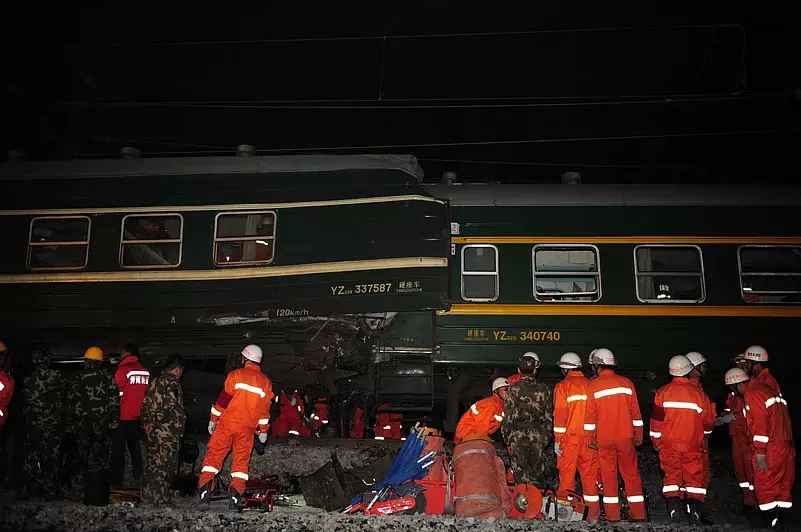 11 killed as test train hits railway maintenance workers in China 11 killed as test train hits railway maintenance workers in China