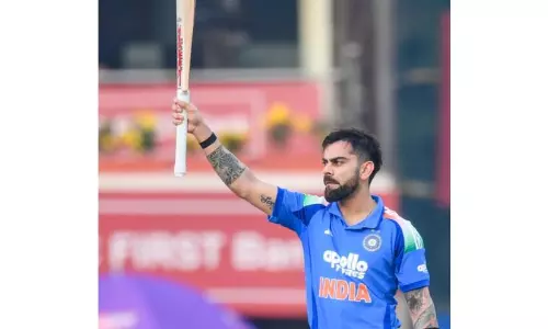 Nudged, punched, drove & ruled: Kohli fires ton against South Africa