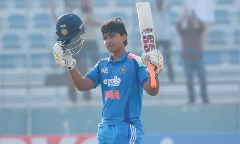 V Suryavanshi becomes youngest centurion in Syed Mushtaq Ali Trophy