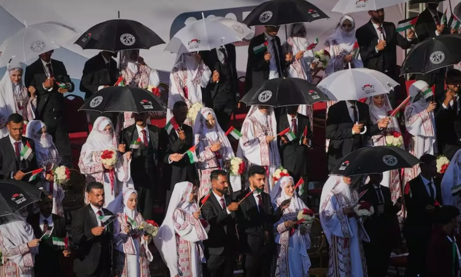 UAE holds weddings for 54 couples in Gaza