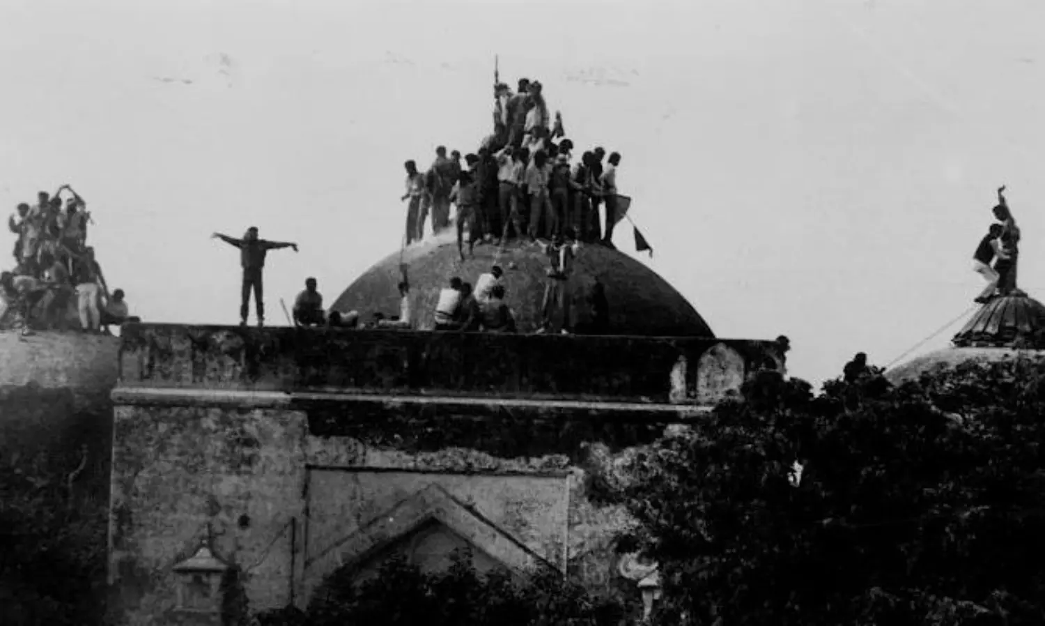 BJP calls Babri Masjid demolition day Shaurya Diwas; shares video