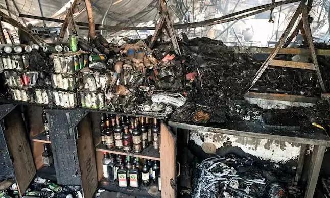 Goa nightclub fire: Blaze worsened by wooden interiors, only two exit gates Goa nightclub fire: Blaze worsened by wooden interiors, only two exit gates