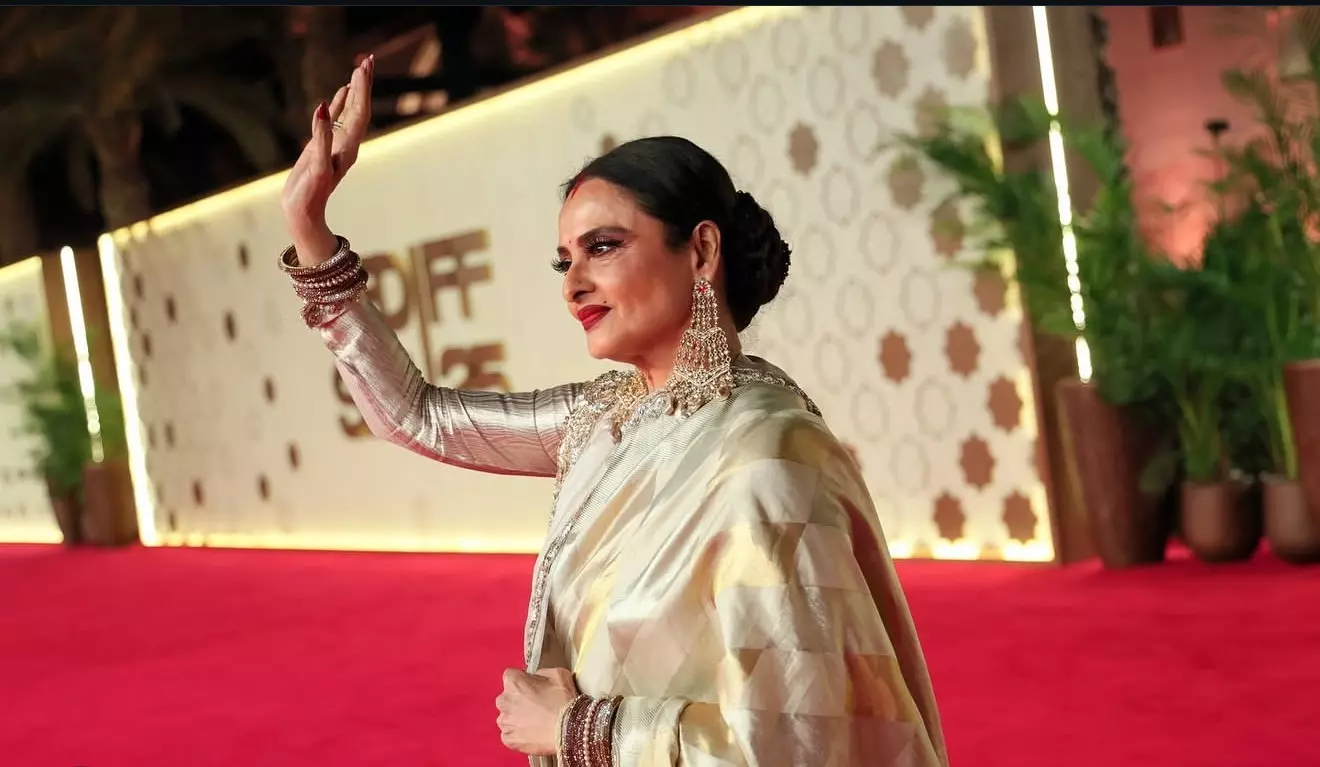 Red Sea International Film Festival honours Bollywood actress Rekha