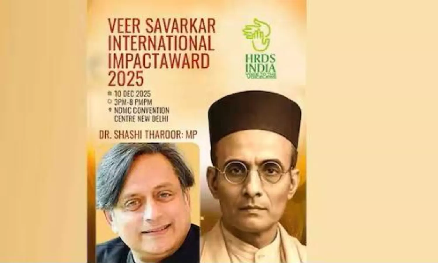 Confusion over Savarkar Award: Tharoor denies consent, will skip event
