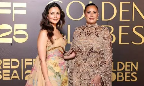 Alia Bhatt receives Golden Globe Horizon Award at Red Sea Film Festival Alia Bhatt receives Golden Globe Horizon Award at Red Sea Film Festival