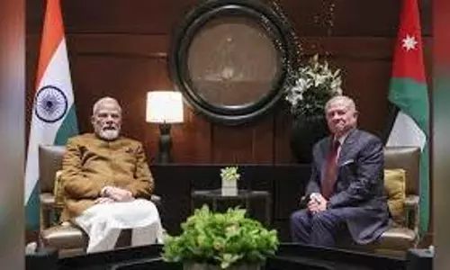 PM Modi, King Abdullah II PM Modi, King Abdullah II