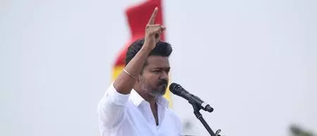TVK leader Vijay to address rally in TNs Erode amid strict crowd control TVK leader Vijay to address rally in TNs Erode amid strict crowd control