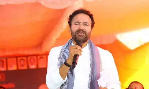 ‘Abhayahastam or Bhasmasura hasta?’: Kishan Reddy challenges Sonia Gandhi on Telangana poll promises ‘Abhayahastam or Bhasmasura hasta?’: Kishan Reddy challenges Sonia Gandhi on Telangana poll promises
