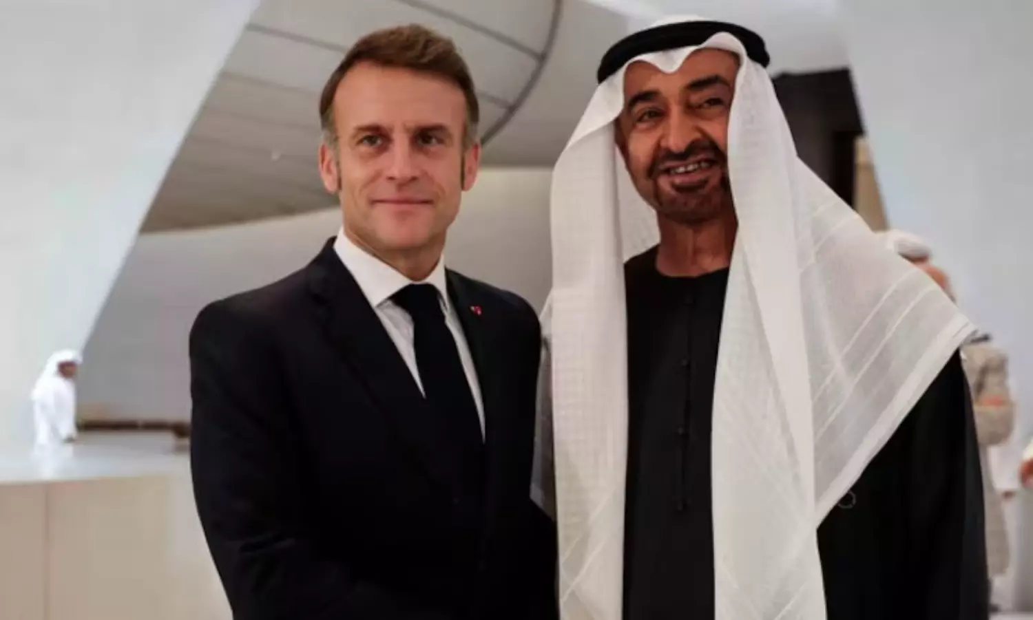 Sheikh Mohamed, Emmanuel Macron hold talks on AI, investment
