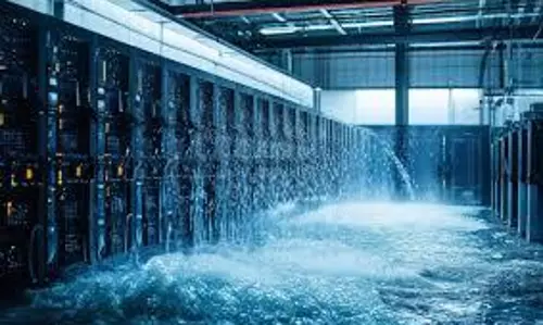 AI data centre water usage