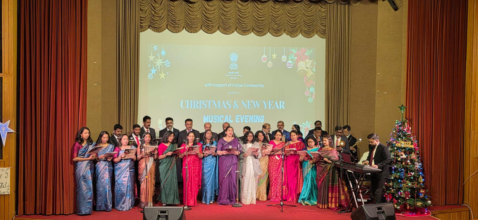Indian Embassy in Riyadh hosts Christmas, New Year celebration