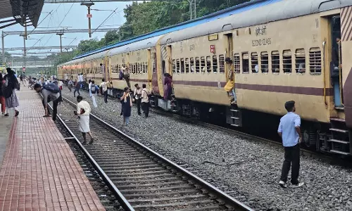 Kannur: Two class 12 students booked for halting train to shoot reel