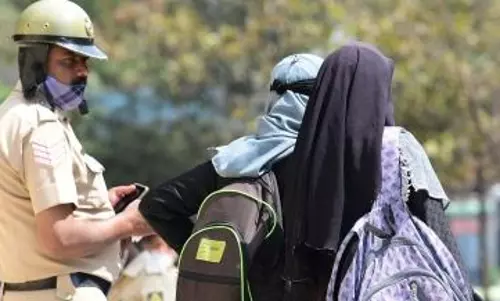 Woman claims official asked her to remove hijab at Gujarat Railway exam centre