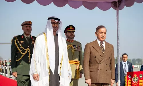 UAE President arrives in Pakistan on official visit