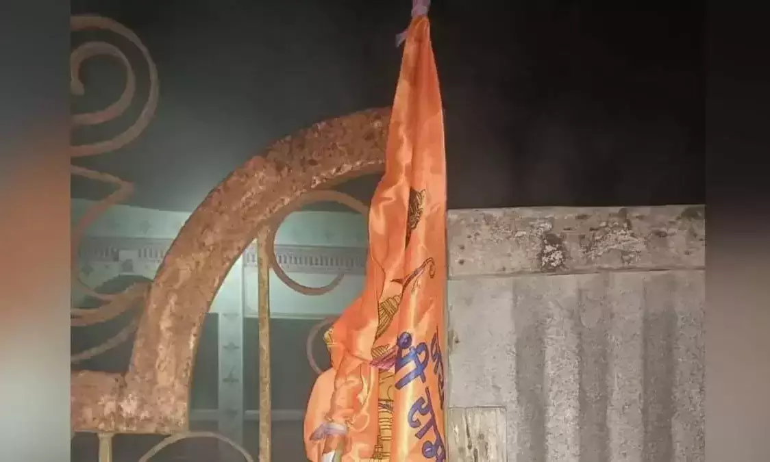 Attempt to torch mosque in Tripura; threat note, Bajrang Dal flag found