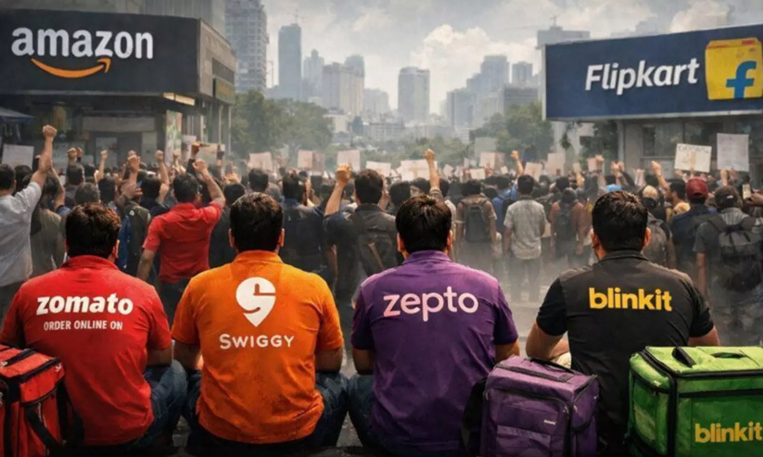 Gig workers of leading delivery apps to go on strike on New Year