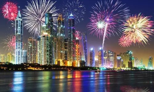 UAE prepares major fireworks celebrations for New Year’s Eve 2026
