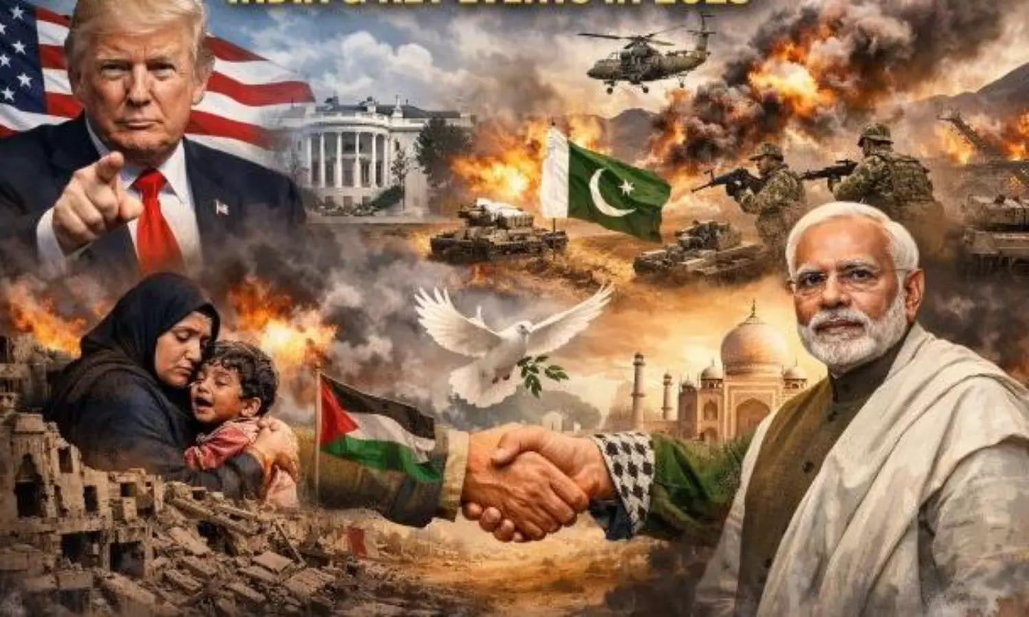 Trump 2.0, escalations with Pak, Gaza truce: India & key 2025 events