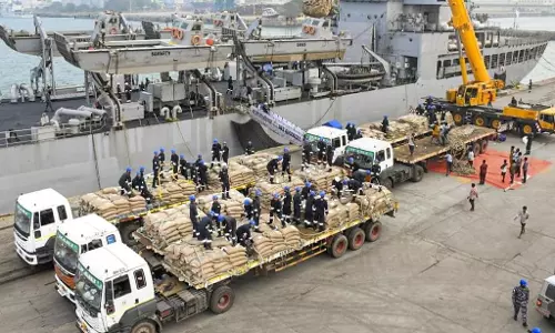 Sri Lanka Navy honours vessels from India, other countries for disaster help Sri Lanka Navy honours vessels from India, other countries for disaster help