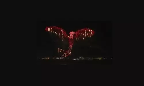 Ras Al Khaimah breaks Guinness World record for New Year’s eve phoenix drone show