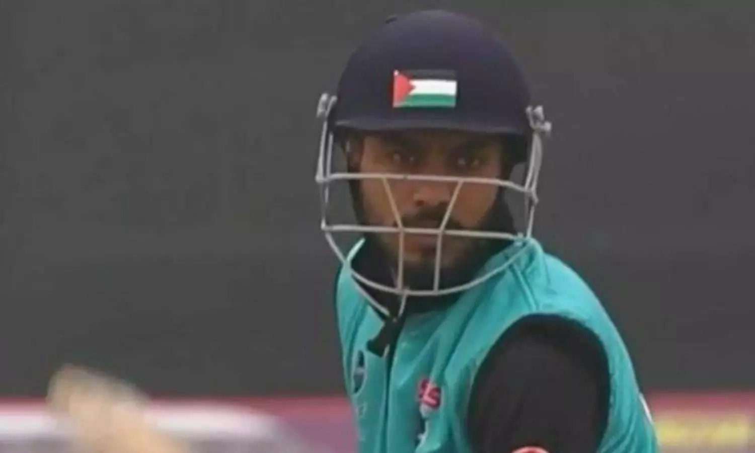 Palestine flag on helmet draws police probe against Kashmiri cricketer amid political reactions