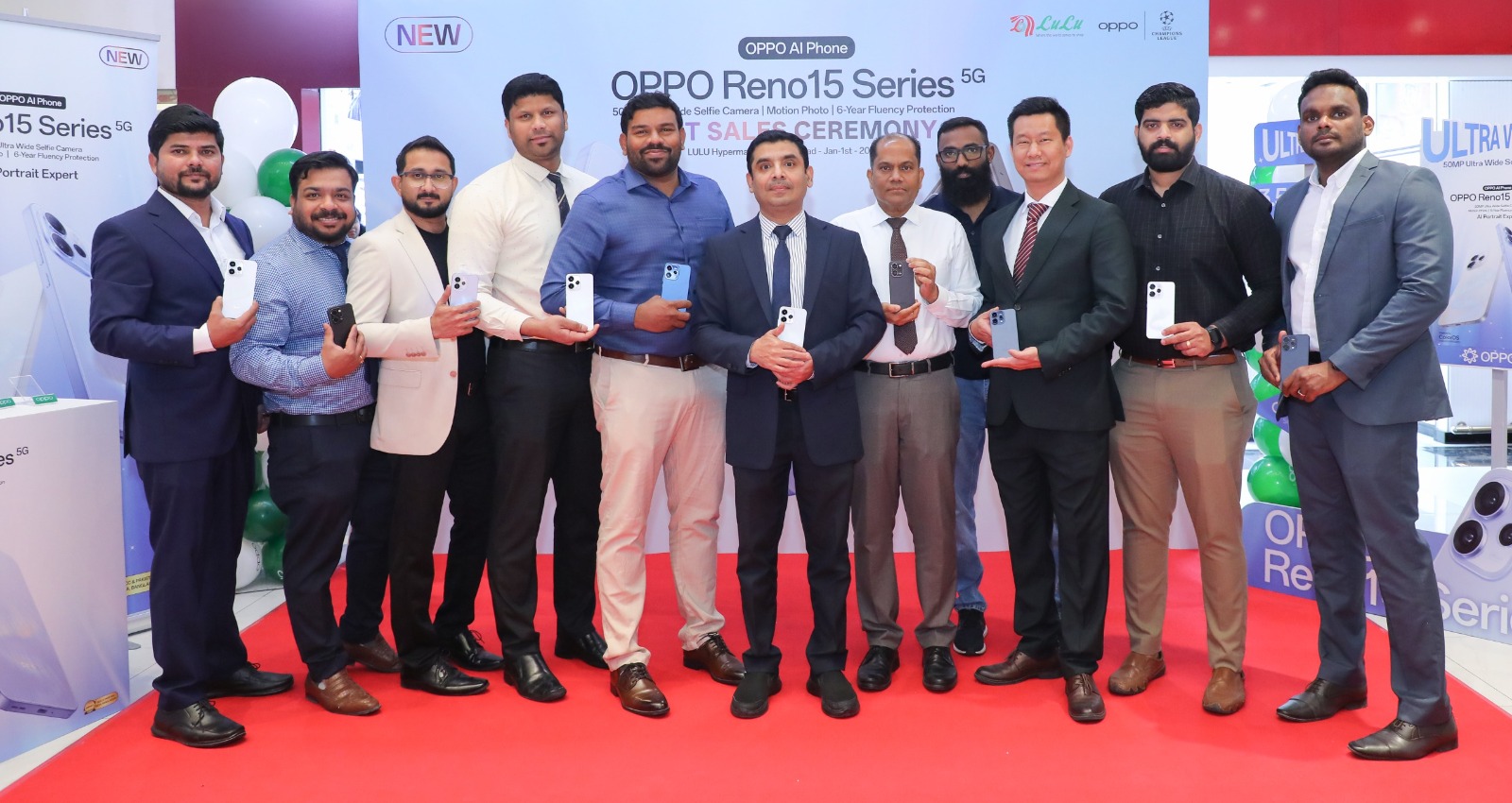 OPPO introduces Reno15 series in Qatar with first sale at Lulu Hypermarket
