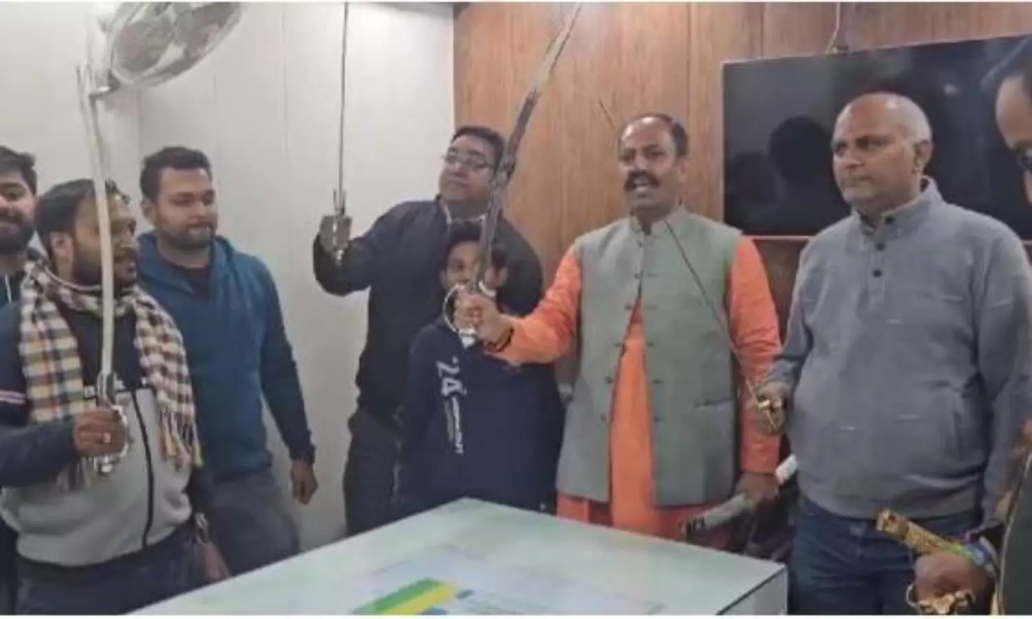 Hindu Raksha Dal chief, son arrested in UP for distributing swords